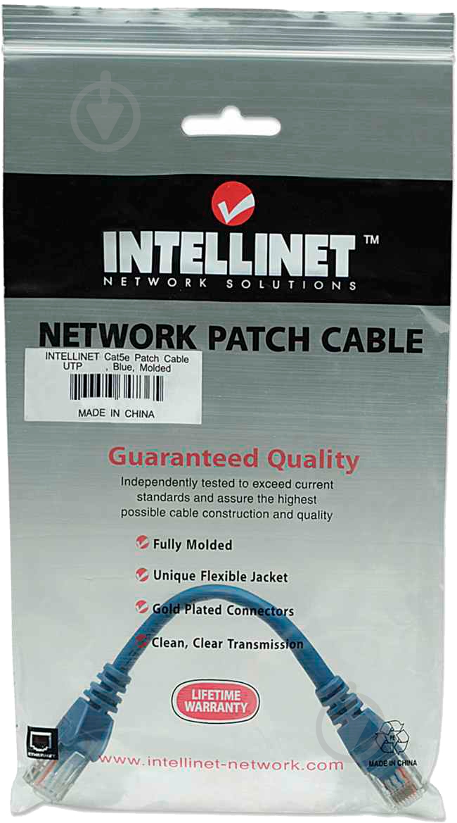 Патч-корд Intellinet 318129 0,5 м синий - фото 7 Патч-корд Intellinet 318129 0,5 м синий - фото 7
