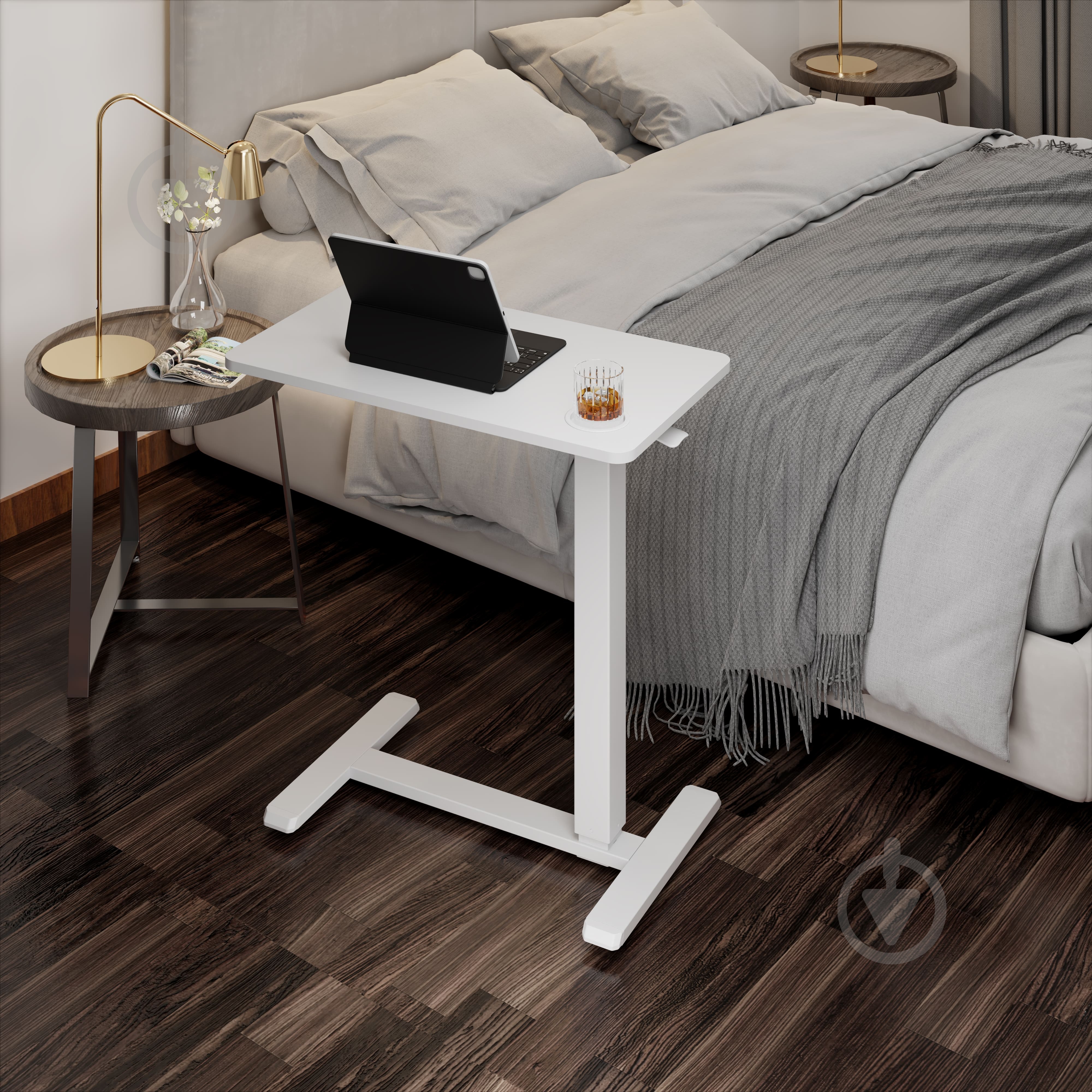 Стол компьютерный OfficePro ODM270W White - фото 3 Стол компьютерный OfficePro ODM270W White - фото 3