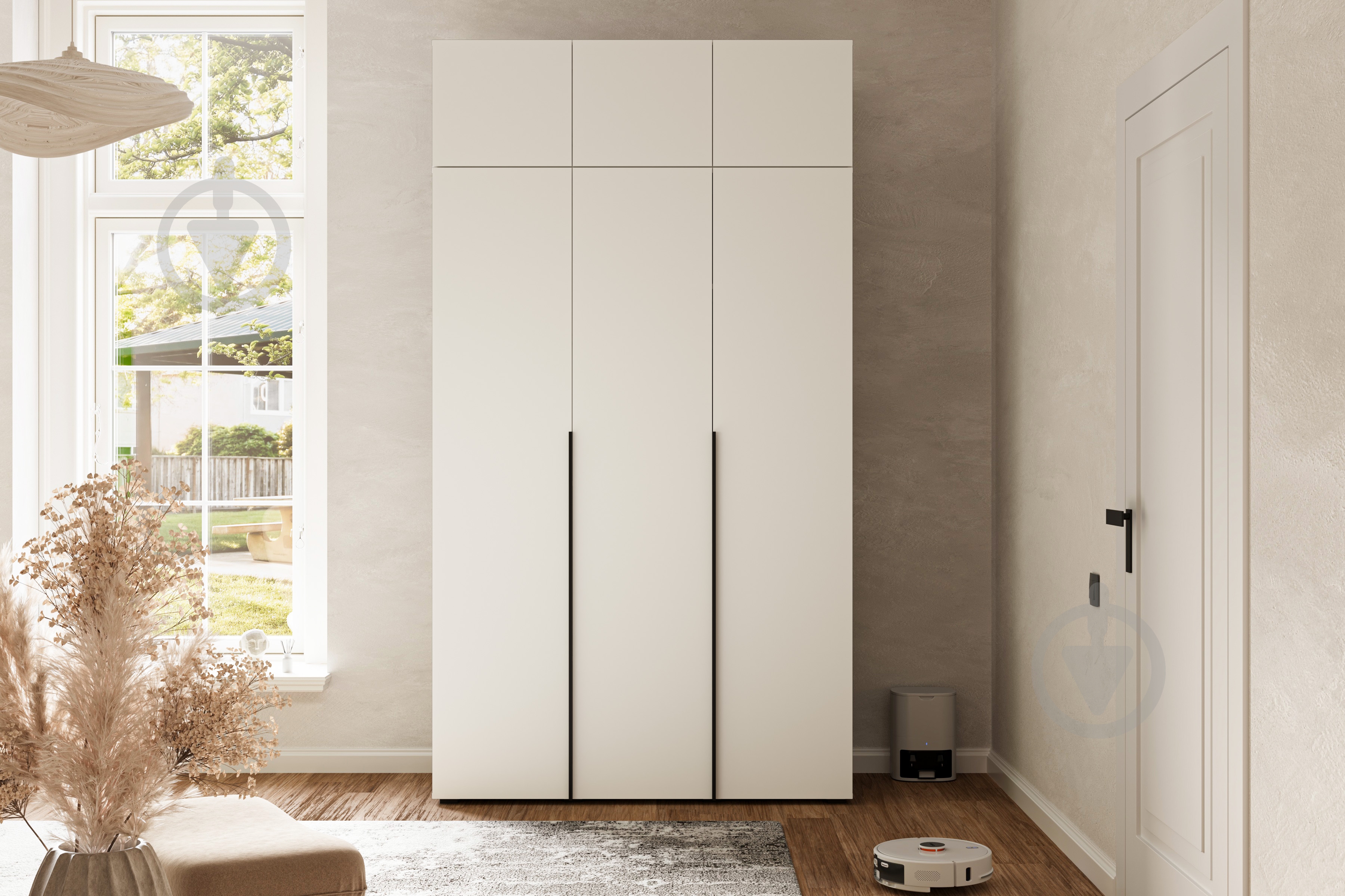 Додатковий сегмент Garant Антресоль до шафи Соло 3D 400х1320х550 мм німфея альба / німфея альба - фото 5