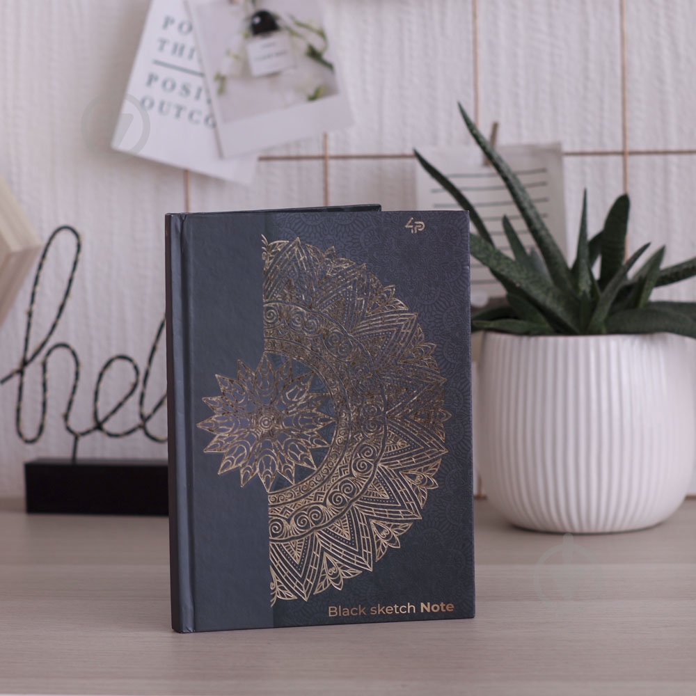 Арт-блокнот "Black notebook" A5 Uprofi plan - фото 1