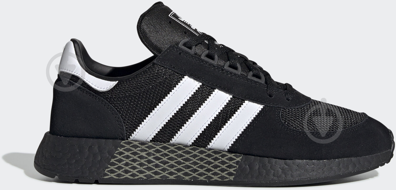 Кроссовки мужские демисезонные Adidas MARATHON TECH EE4923 р.44 2/3 черные - фото 1