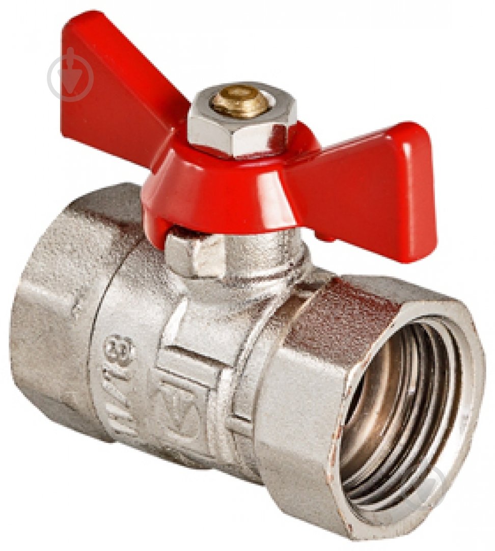 Кран шаровой Valtec COMPACT ВВ 1/2" бабочка - фото 1