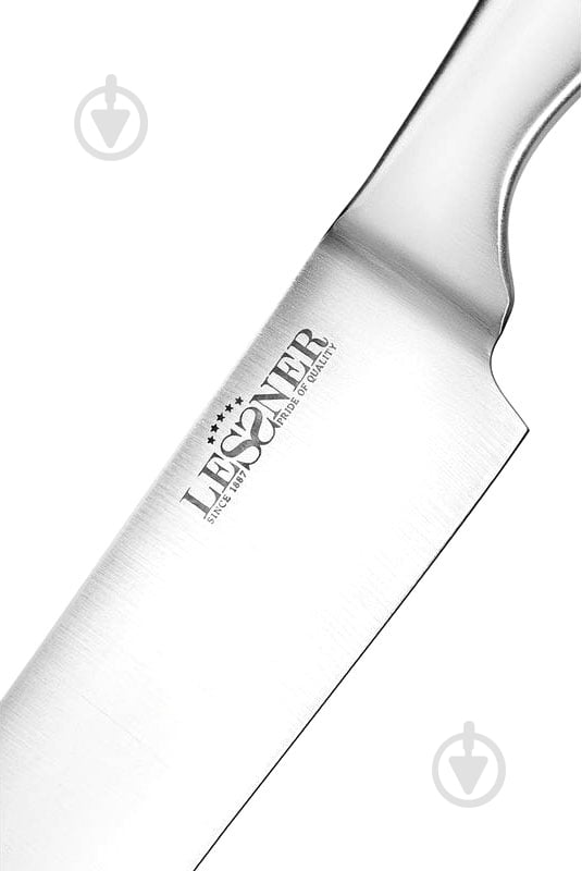 Набор ножей в колоде Lessner Grey 6 предметов 77209 - фото 3