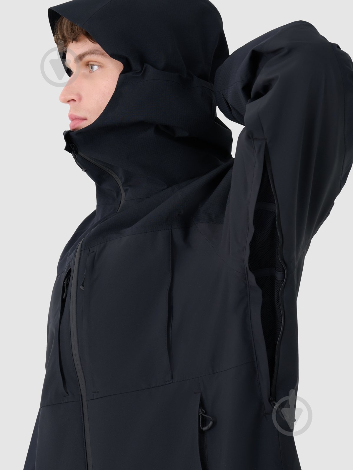 Ветровка мужская 4F TECHNICAL JACKET M711 4FWSS25TTJAM711-20S р.S черная - фото 2