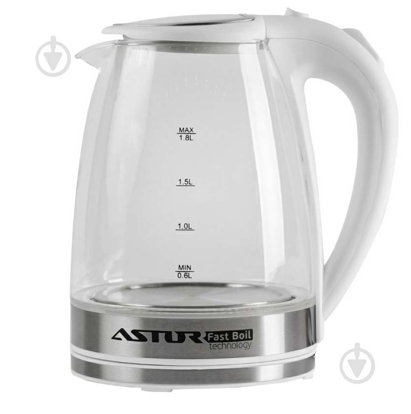 Електрочайник Astor HHB-1808 GW - фото 1 Електрочайник Astor HHB-1808 GW - фото 1