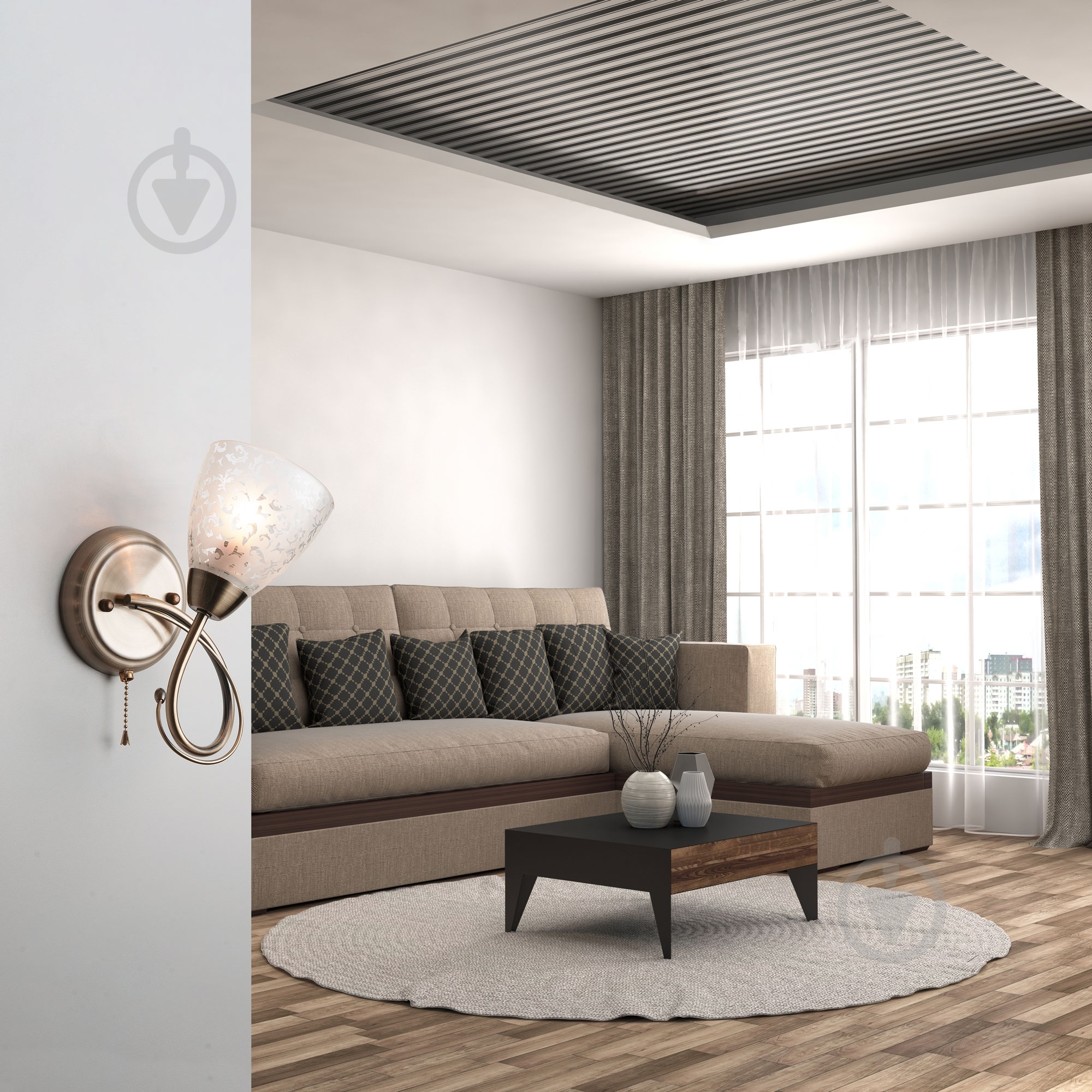 ВИТРИНА! Бра Strotskis Natalie 1x40 Вт E14 бронза 30130/1 - фото 5 ВИТРИНА! Бра Strotskis Natalie 1x40 Вт E14 бронза 30130/1 - фото 5