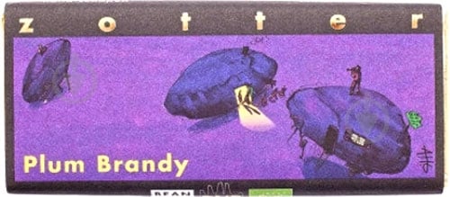 Черный шоколад Zotter со сливовым бренди 70 г - фото 1 Черный шоколад Zotter со сливовым бренди 70 г - фото 1