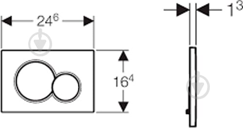 Панель смыва Geberit Sigma 01 (115.770.21.5) - фото 2