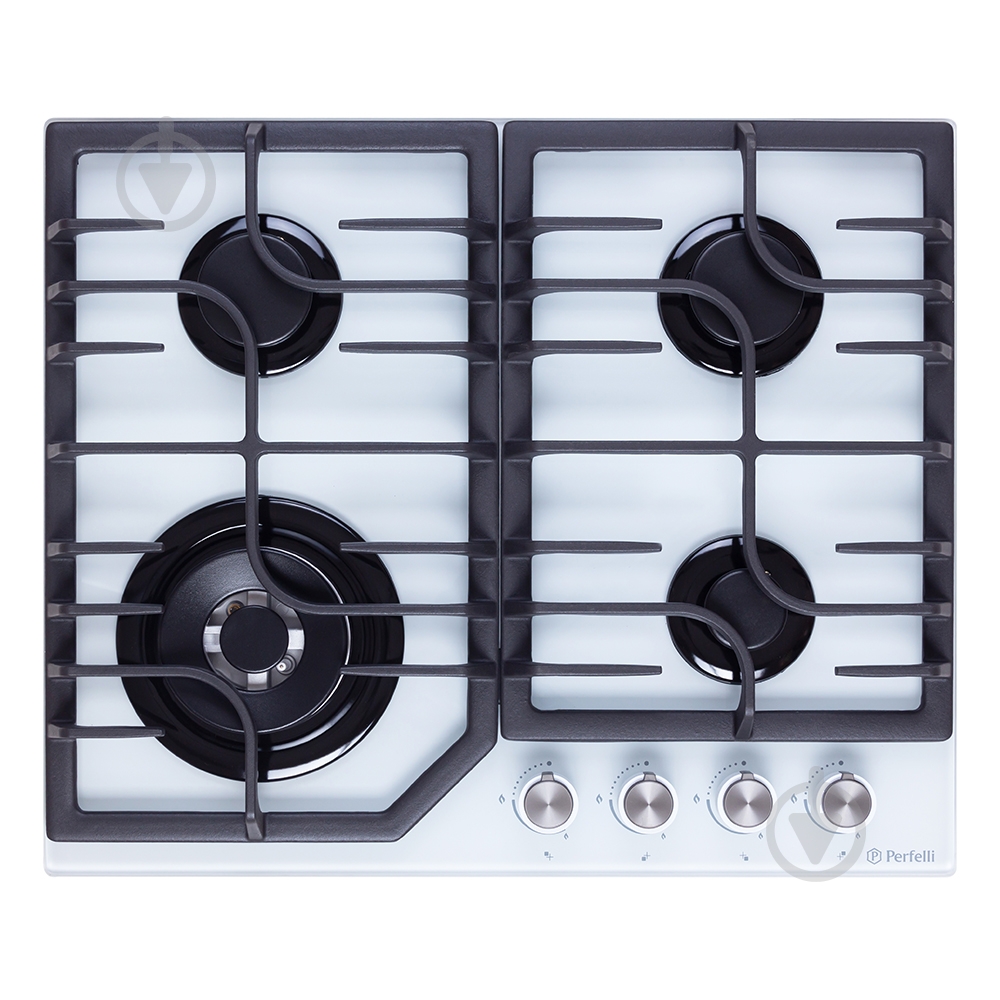 Варильна поверхня газова Perfelli HGG 61664 WH - фото 1