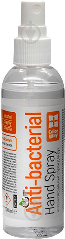 Очищувальний засіб ColorWay для дезінфекції рук (кокос) 100 мл (CW-3911) - фото 1