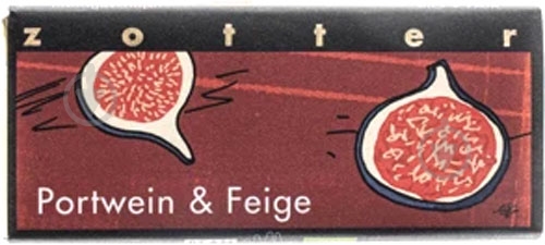 Черный шоколад Zotter с портвейном и инжирным ганашем органический 70 г - фото 1 Черный шоколад Zotter с портвейном и инжирным ганашем органический 70 г - фото 1