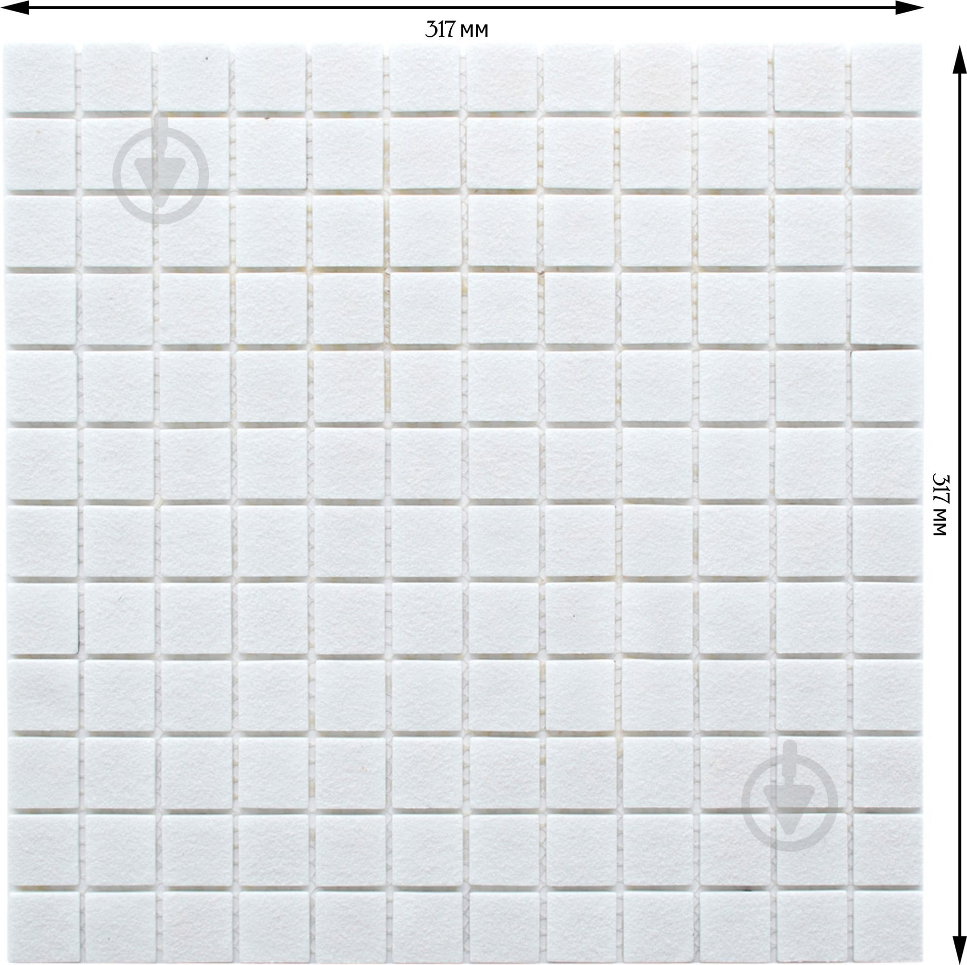 Мозаика AquaMo Concrete White 31,7x31,7 см белый LTSS-079 - фото 2 Мозаика AquaMo Concrete White 31,7x31,7 см белый LTSS-079 - фото 2