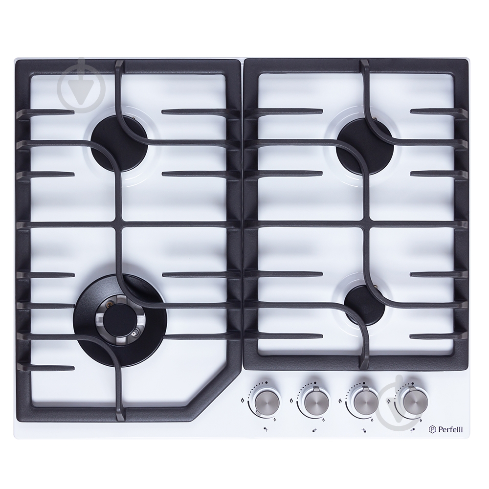 Варильна поверхня газова Perfelli HGM 61664 WH - фото 1
