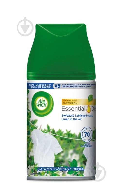 Змінний балон для автоматичного освіжувача повітря Air Wick Life scents Ранкова свіжість 250 мл - фото 1