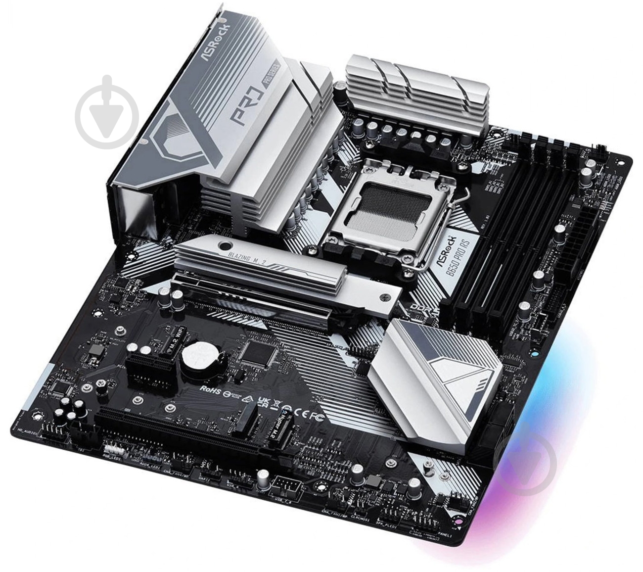 Материнская плата ASRock B650 PRO RS (Socket AM5, AMD B650, ATX) - фото 5 Материнская плата ASRock B650 PRO RS (Socket AM5, AMD B650, ATX) - фото 5