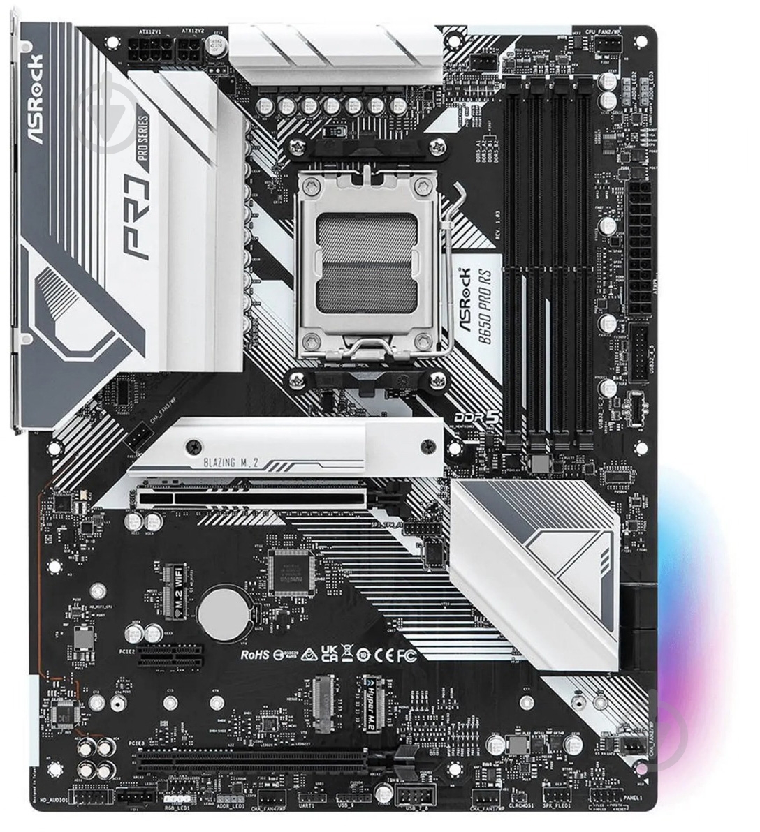 Материнская плата ASRock B650 PRO RS (Socket AM5, AMD B650, ATX) - фото 2 Материнская плата ASRock B650 PRO RS (Socket AM5, AMD B650, ATX) - фото 2
