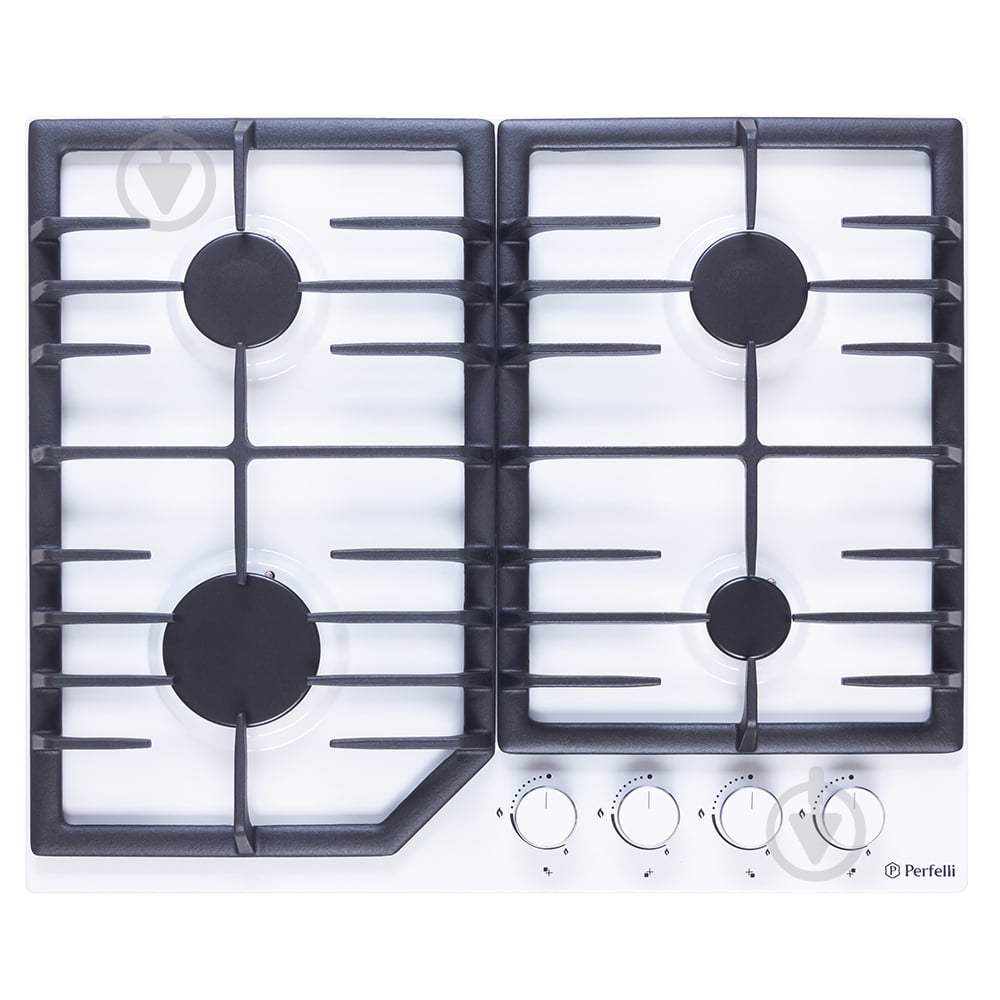 Варочная поверхность газовая Perfelli HGM 61494 WH - фото 1 Варочная поверхность газовая Perfelli HGM 61494 WH - фото 1