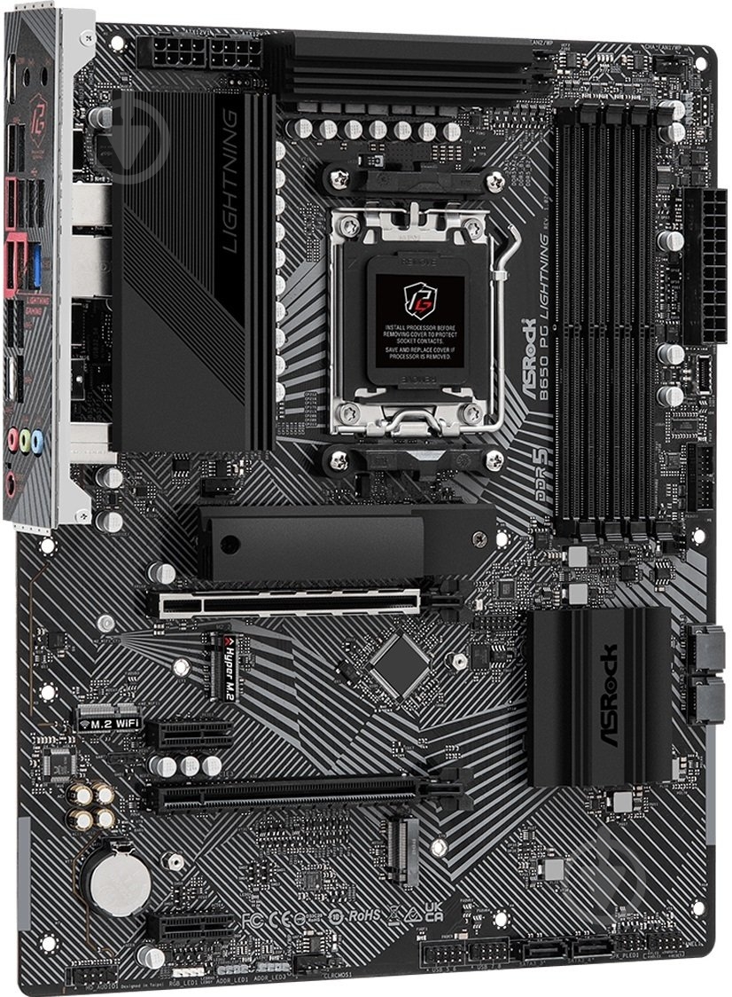 Материнская плата ASRock B650 PG LIGHTNING (Socket AM5, AMD B650, ATX) - фото 3