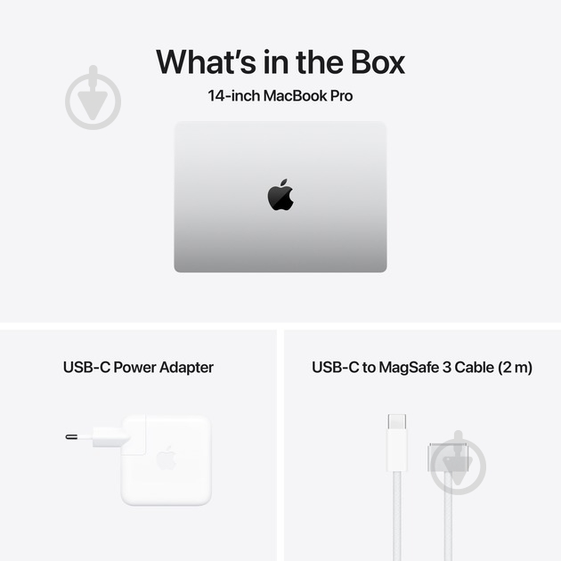 Ноутбук Apple MacBook Pro M4 24/1TB 2024 14" (MCX14UA/A) silver - фото 8 Ноутбук Apple MacBook Pro M4 24/1TB 2024 14" (MCX14UA/A) silver - фото 8