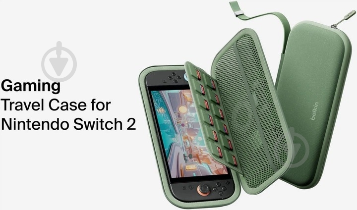 Чехол Belkin для Nintendo Switch 2 ENA002HQSE sage - фото 12