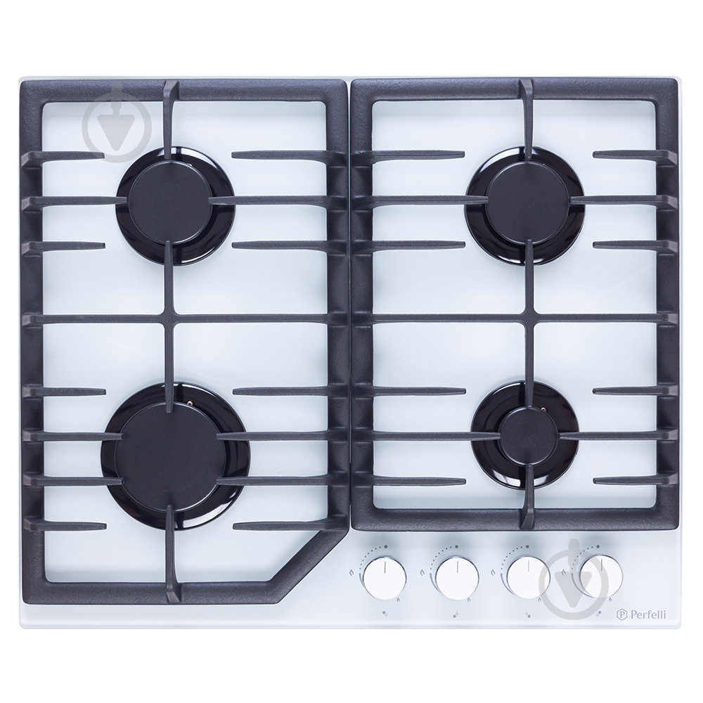 Варочная поверхность газовая Perfelli HGG 61494 WH - фото 1 Варочная поверхность газовая Perfelli HGG 61494 WH - фото 1