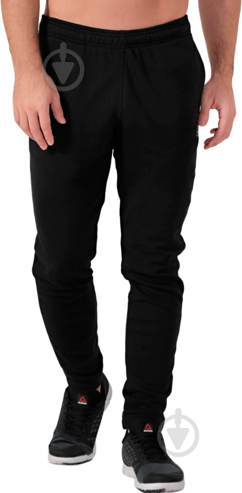 Штани Reebok TE FT CUFF PANT DU3752 р. M чорний - фото 3