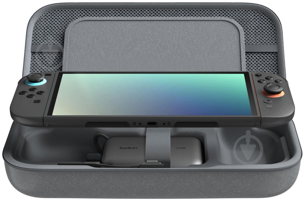 Чехол Belkin с аккумулятором 10000 мА/ч для Nintendo Switch 2 (ENA001HQCH-V2) charcoal - фото 13