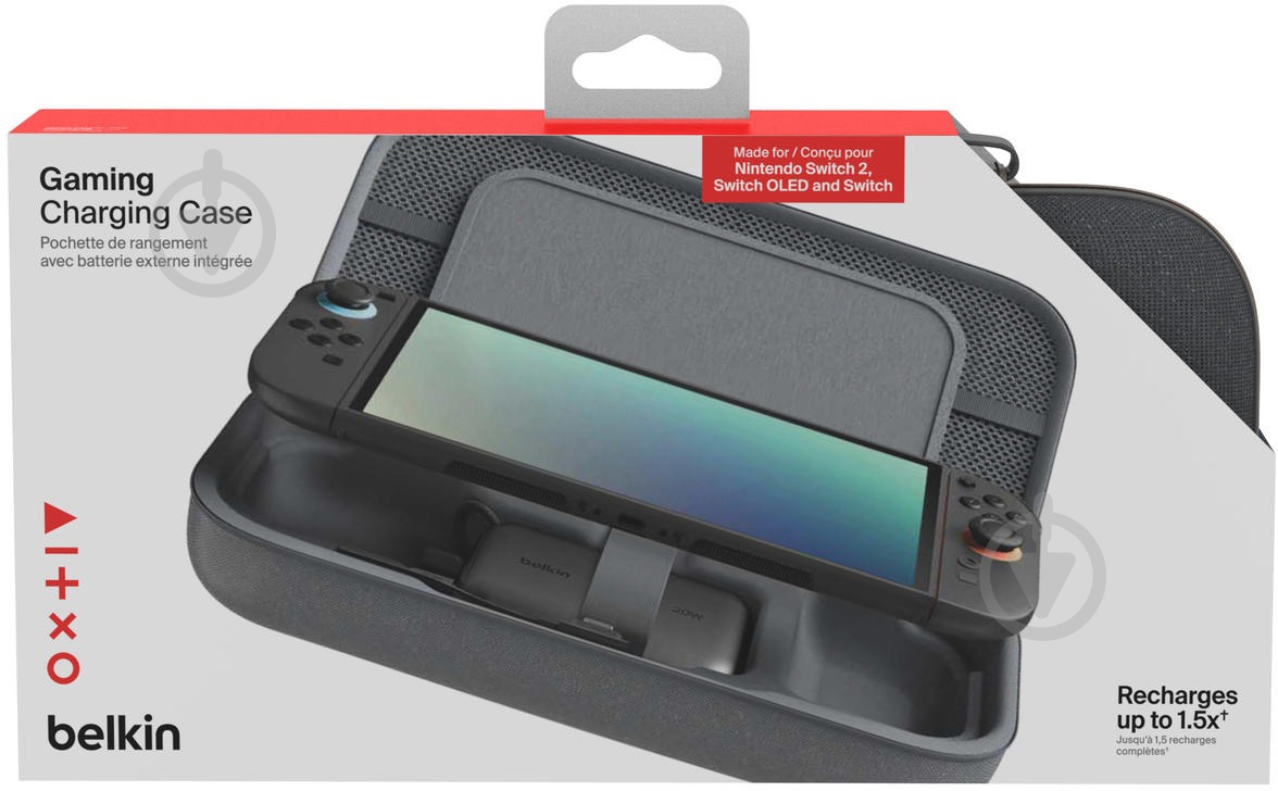 Чехол Belkin с аккумулятором 10000 мА/ч для Nintendo Switch 2 (ENA001HQCH-V2) charcoal - фото 18