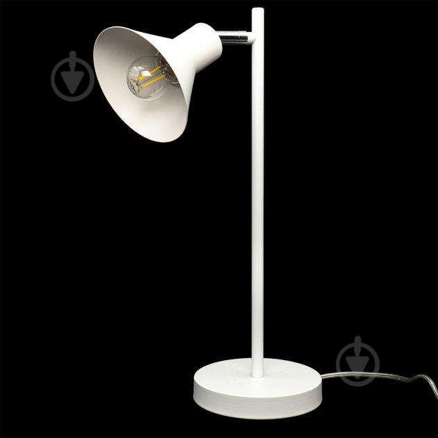 ВІТРИНА! Настільна лампа декоративна Vio Concept 1x40 Вт E27 білий MT76652-1 - фото 2 ВІТРИНА! Настільна лампа декоративна Vio Concept 1x40 Вт E27 білий MT76652-1 - фото 2