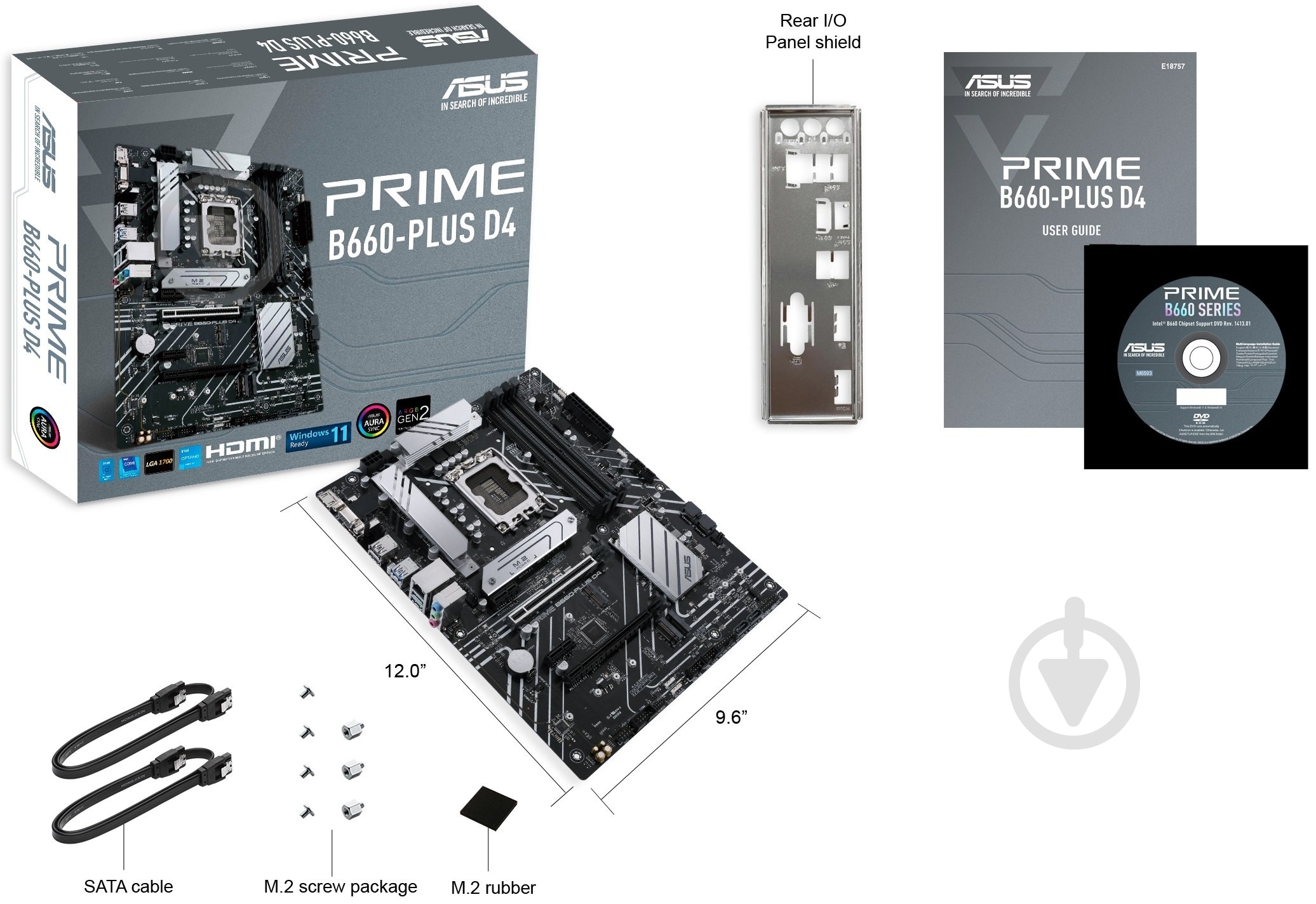 Материнская плата Asus 90MB18X0-M1EAY0 (Socket 1700, Intel B660, ATX) - фото 9 Материнская плата Asus 90MB18X0-M1EAY0 (Socket 1700, Intel B660, ATX) - фото 9
