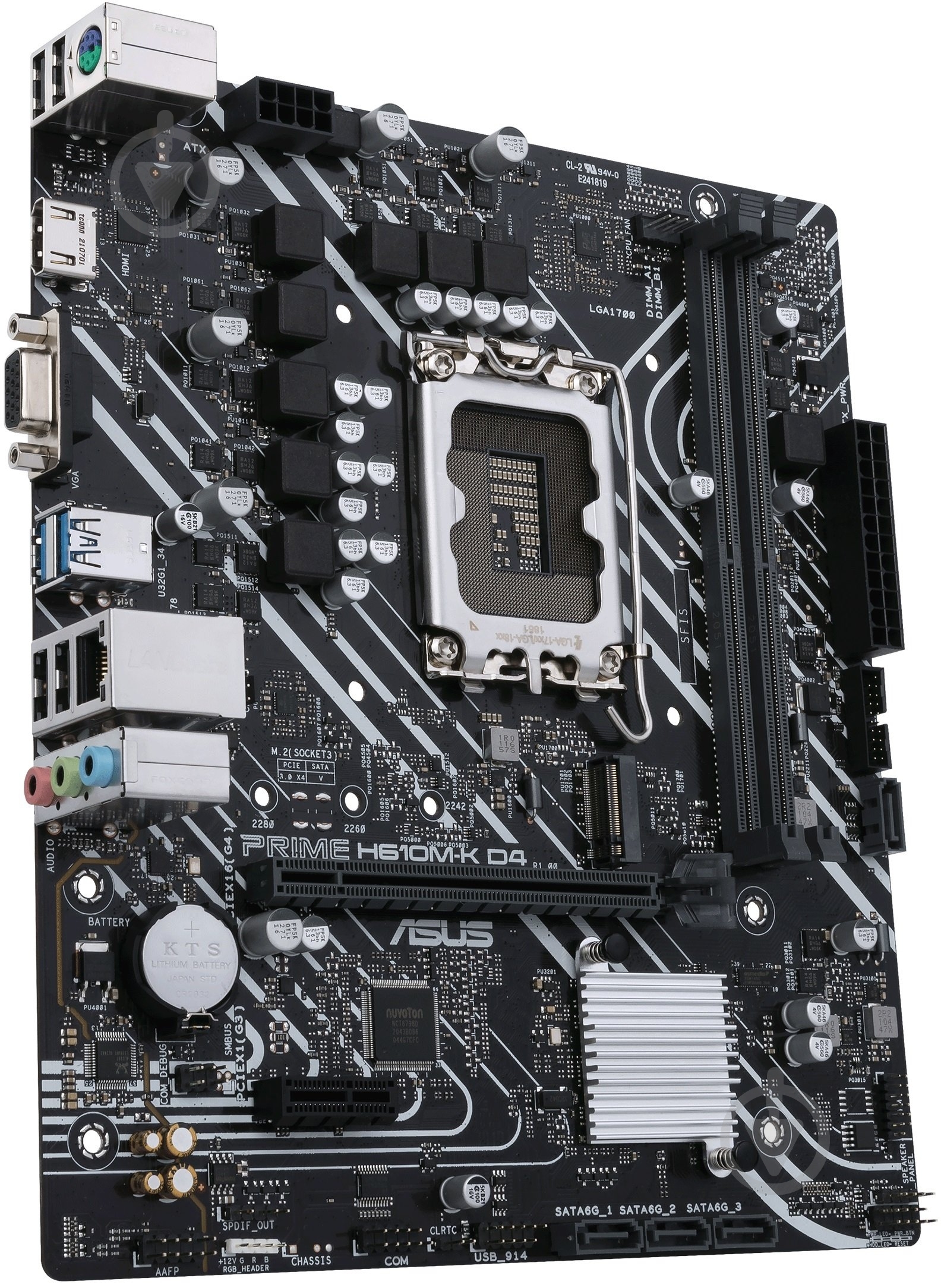 Материнская плата Asus 90MB18X0-M1EAY0 (Socket 1700, Intel B660, ATX) - фото 4 Материнская плата Asus 90MB18X0-M1EAY0 (Socket 1700, Intel B660, ATX) - фото 4