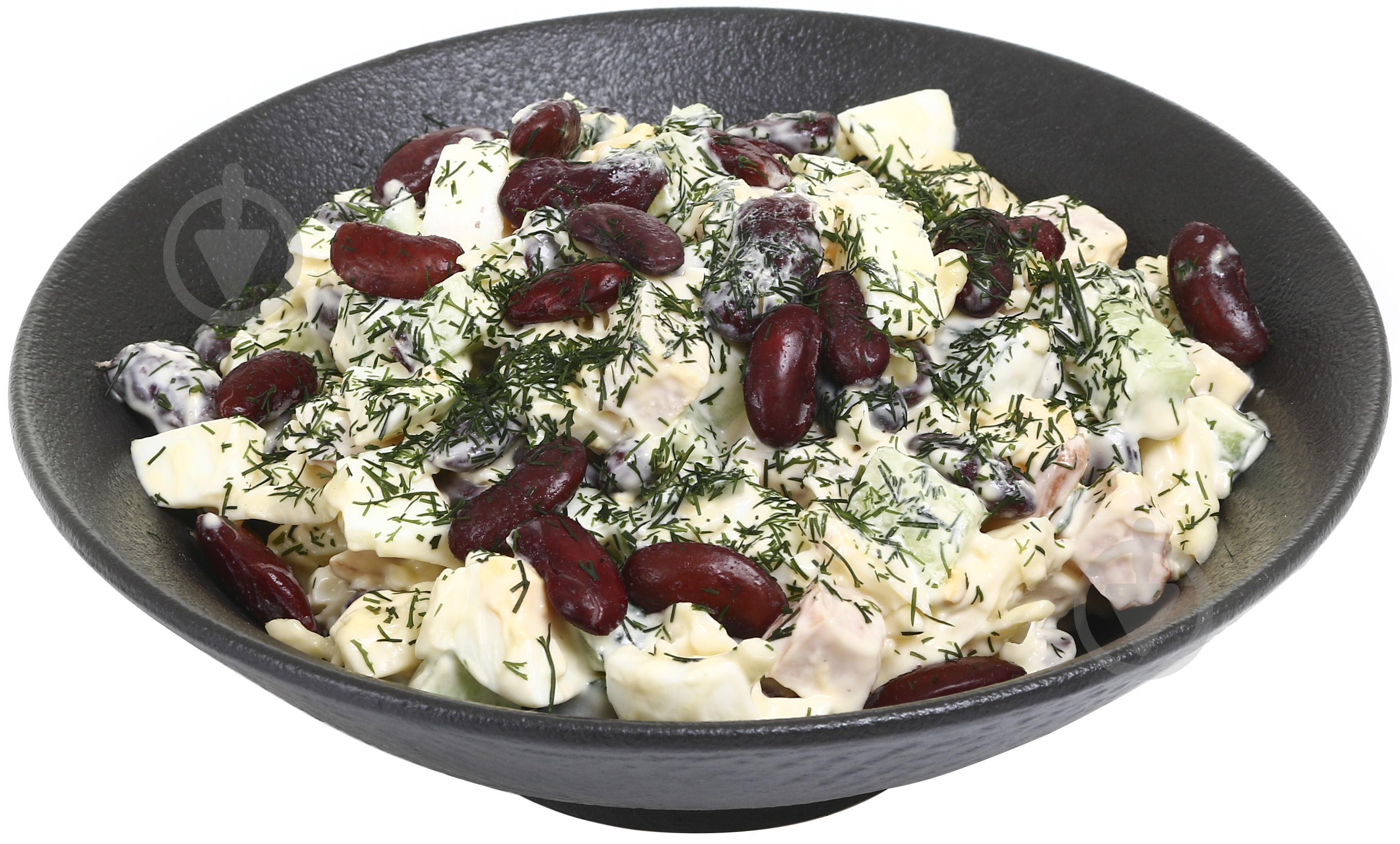 Салат с копченой курицей и фасолью - фото 1 Салат с копченой курицей и фасолью - фото 1