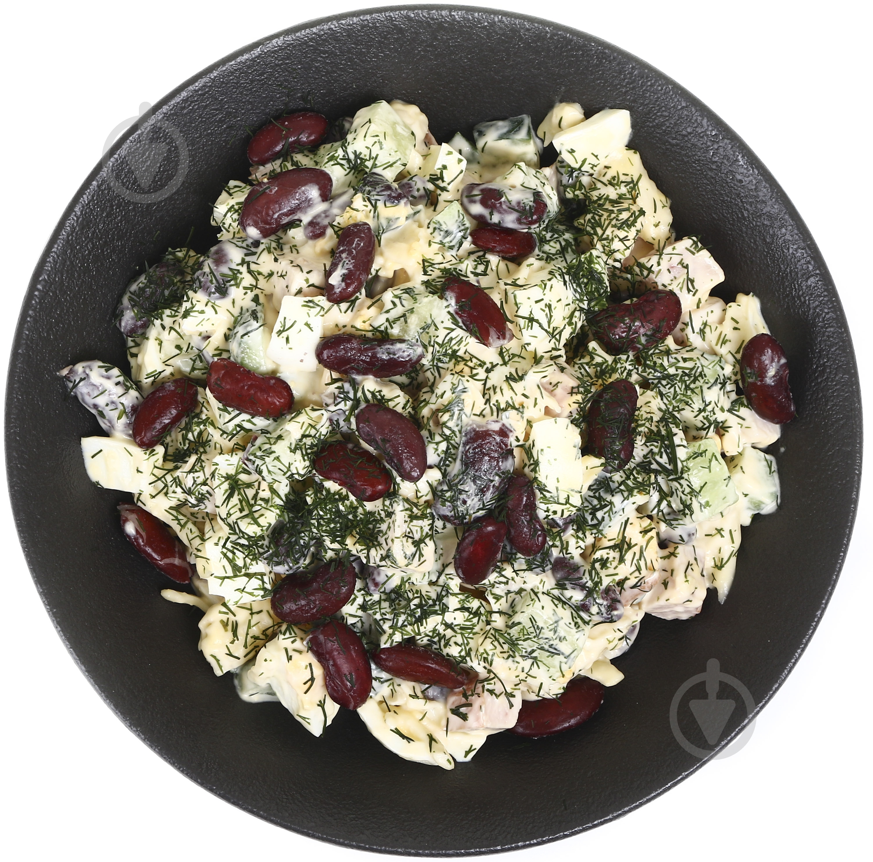 Салат с копченой курицей и фасолью - фото 2 Салат с копченой курицей и фасолью - фото 2
