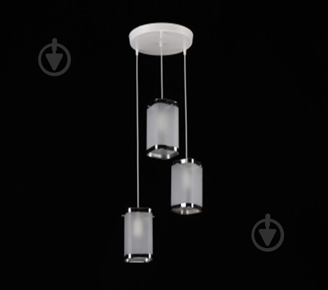 ВИТРИНА! Люстра подвесная Focus Light Kube 3х60Вт плафон 120х65 мм E27 KC050-3 - фото 1