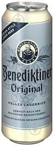 Пиво Benediktiner Hell 4052197002455 0,5 л - фото 1