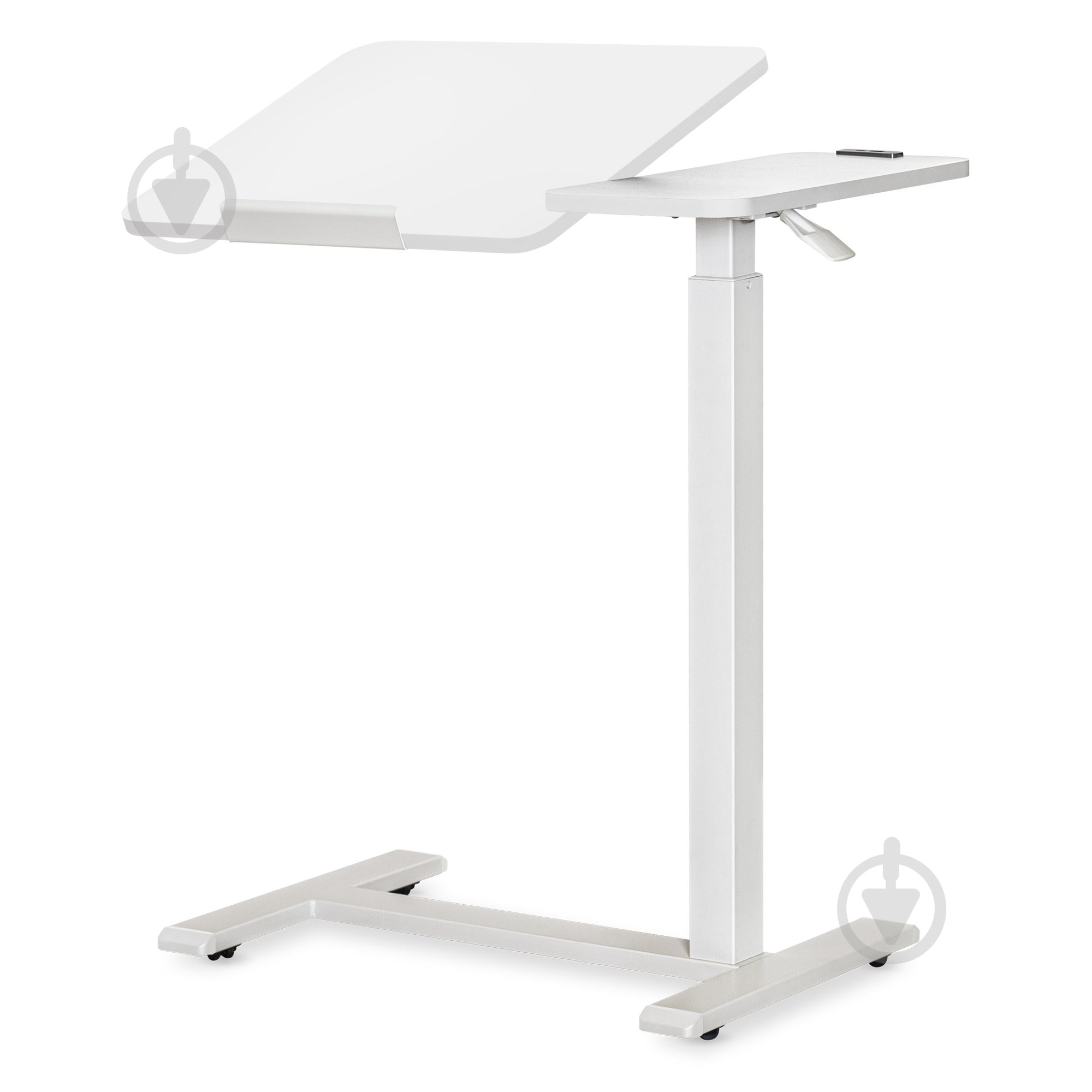 Стіл комп'ютерний Hommex Mobidesk Duo USB White - фото 1 Стіл комп'ютерний Hommex Mobidesk Duo USB White - фото 1