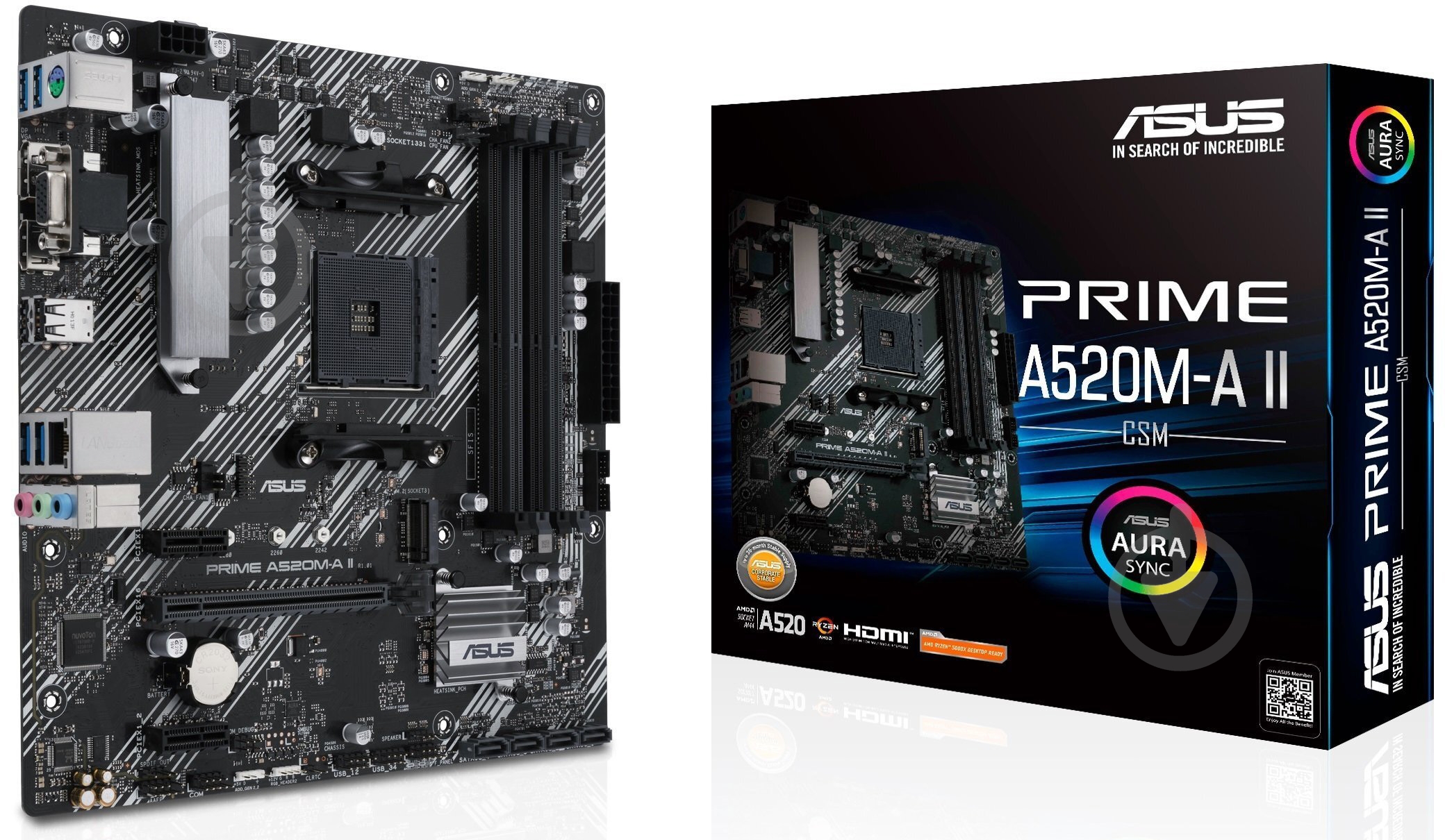 Материнская плата Asus 90MB17H0-M0EAY0 (Socket AM4, AMD A520, micro ATX) - фото 6