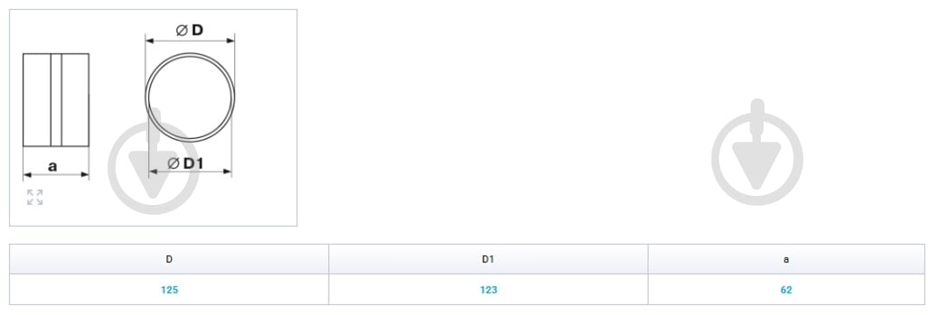 З'єднувач Вентс Пластивент d125 2123 - фото 3