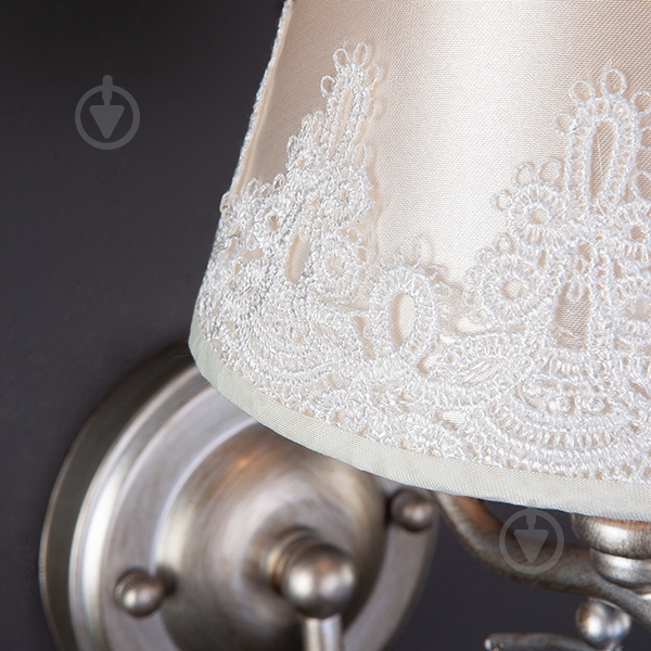 ВИТРИНА! Бра Strotskis Incanto 60069/1 1x40 Вт E14 серебряный - фото 2