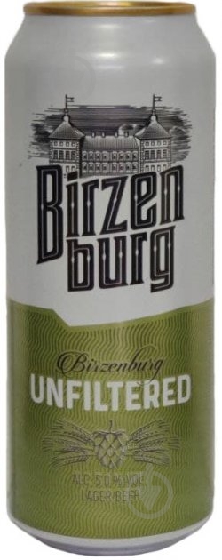 Пиво Birzenburg Nefiltruotas 4770296230301 0,5 л - фото 1 Пиво Birzenburg Nefiltruotas 4770296230301 0,5 л - фото 1