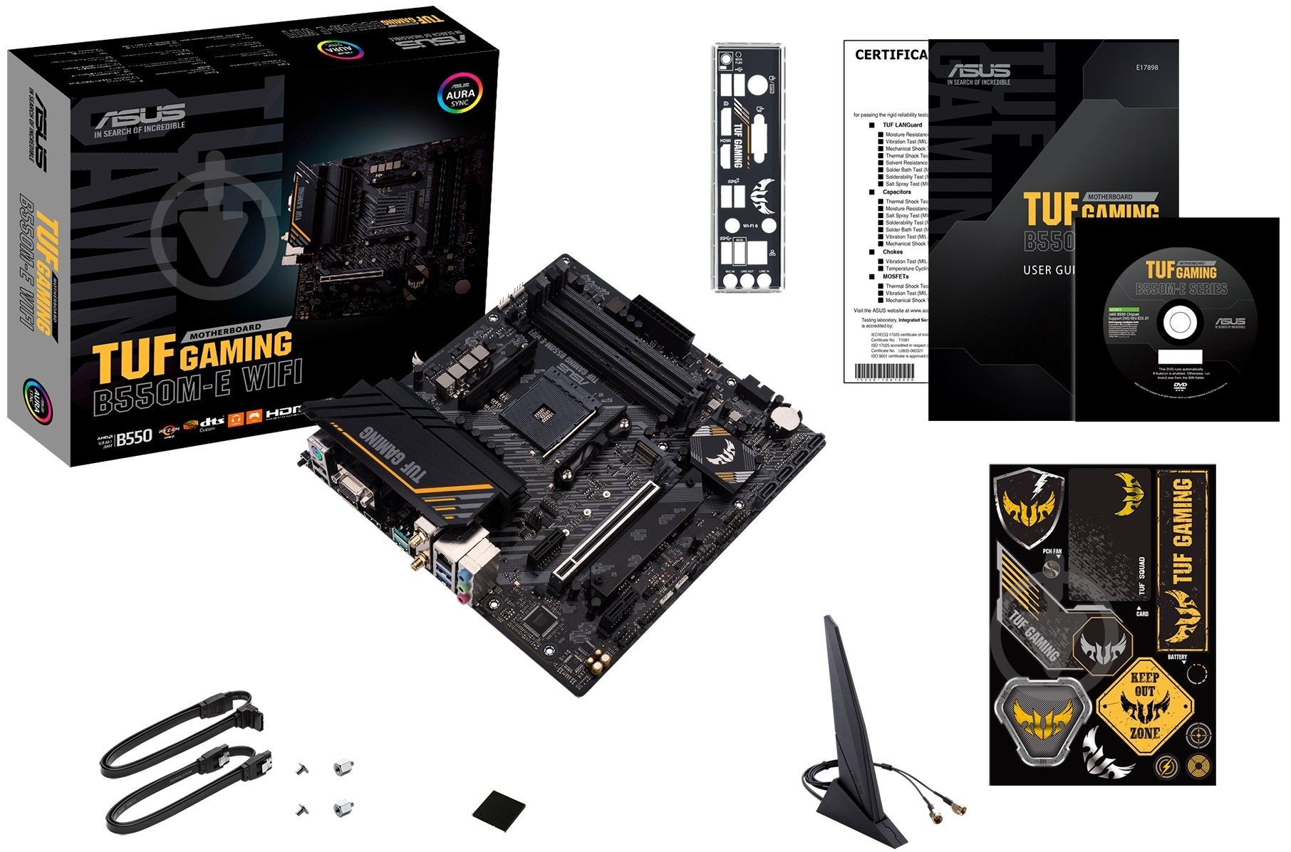 Материнська плата Asus 90MB17T0-M0EAY0 (Socket AM4, AMD B550, micro ATX) - фото 8 Материнська плата Asus 90MB17T0-M0EAY0 (Socket AM4, AMD B550, micro ATX) - фото 8