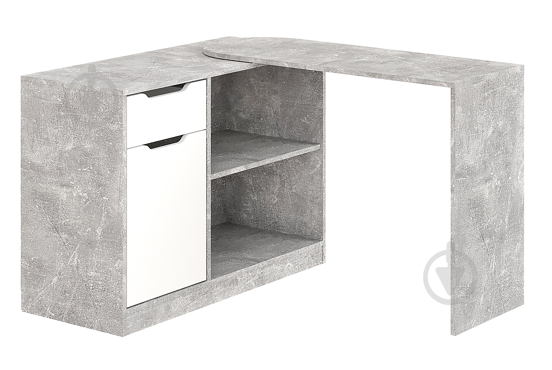 Комод-стол Компанит 2 1060x710x412 мм ателье светлое/нимфея альба - фото 1 Комод-стол Компанит 2 1060x710x412 мм ателье светлое/нимфея альба - фото 1