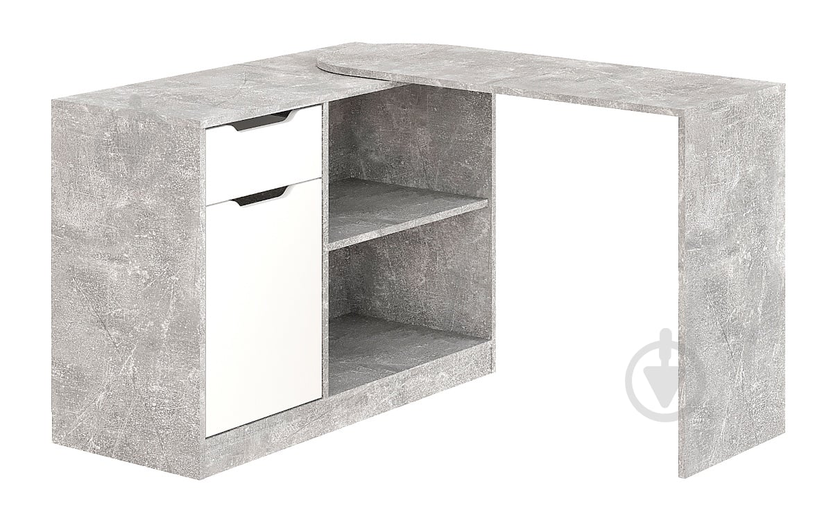 Комод-стол Компанит 2 1060x710x412 мм ателье светлое/нимфея альба - фото 3 Комод-стол Компанит 2 1060x710x412 мм ателье светлое/нимфея альба - фото 3