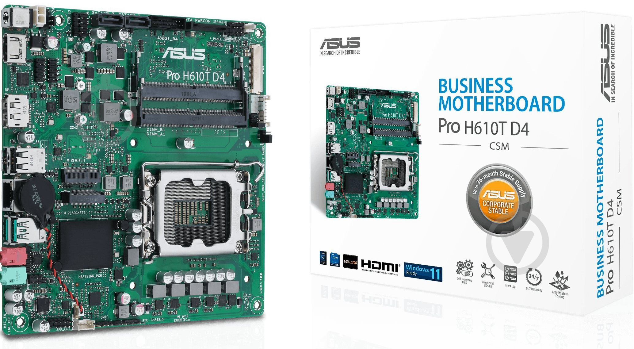Материнская плата Asus 90MB1AM0-M0EAYC (Socket 1700, Intel H610, mini ITX) - фото 7