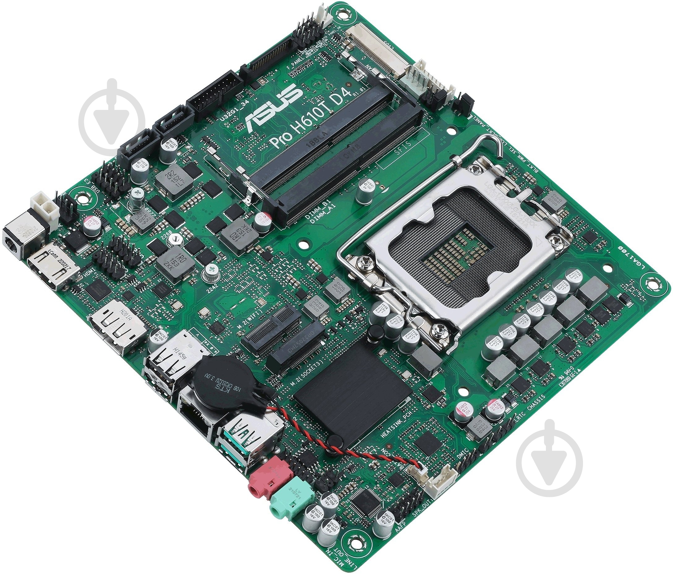 Материнская плата Asus 90MB1AM0-M0EAYC (Socket 1700, Intel H610, mini ITX) - фото 4
