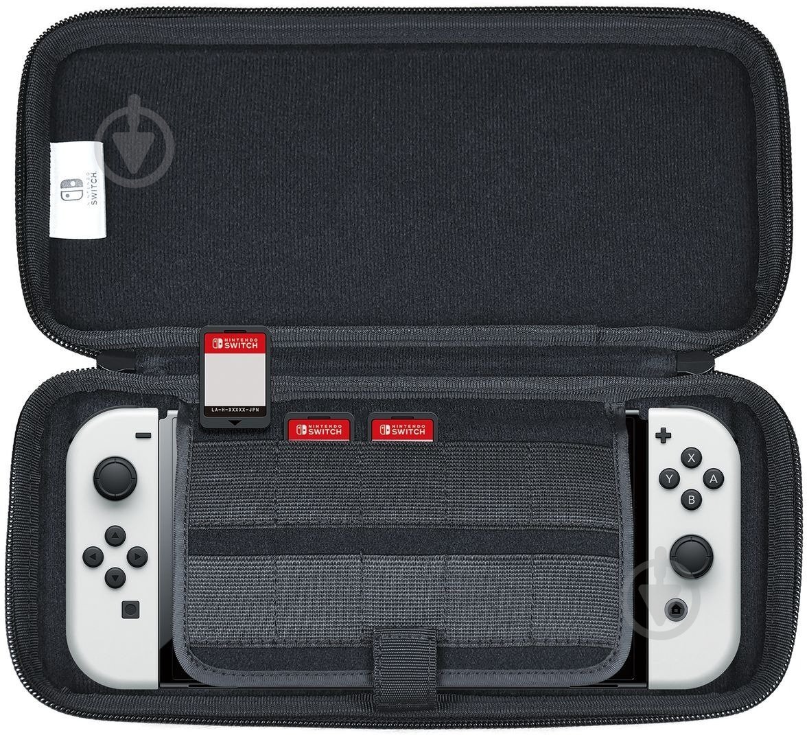 Чехол HORI Slim Tough Pouch для Nintendo Switch (Oled) ACC-0820 black - фото 2 Чехол HORI Slim Tough Pouch для Nintendo Switch (Oled) ACC-0820 black - фото 2