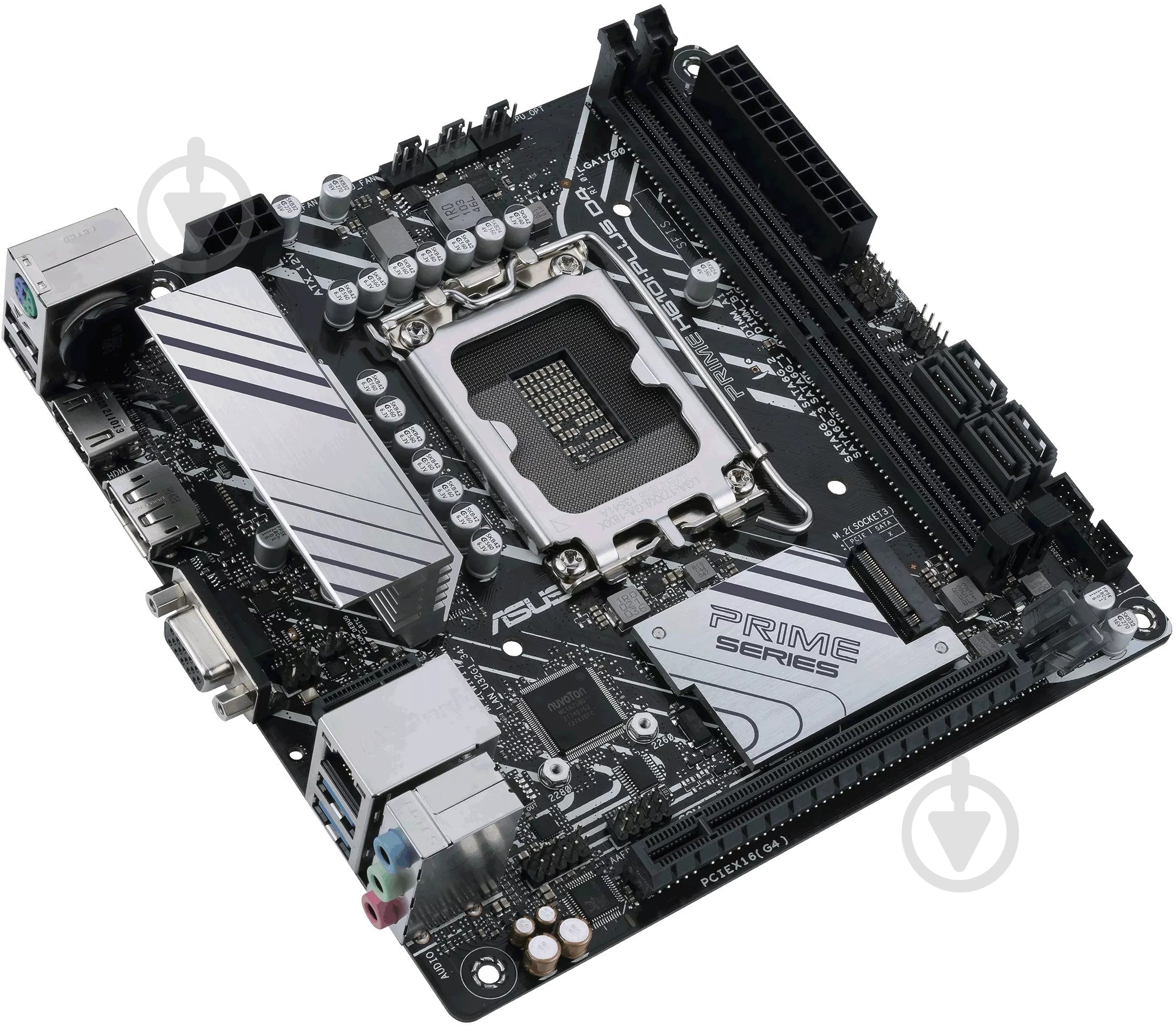 Материнская плата Asus PRIME H610I-PLUS D4-CSM (Socket 1700, Intel H610, mini ITX) - фото 4