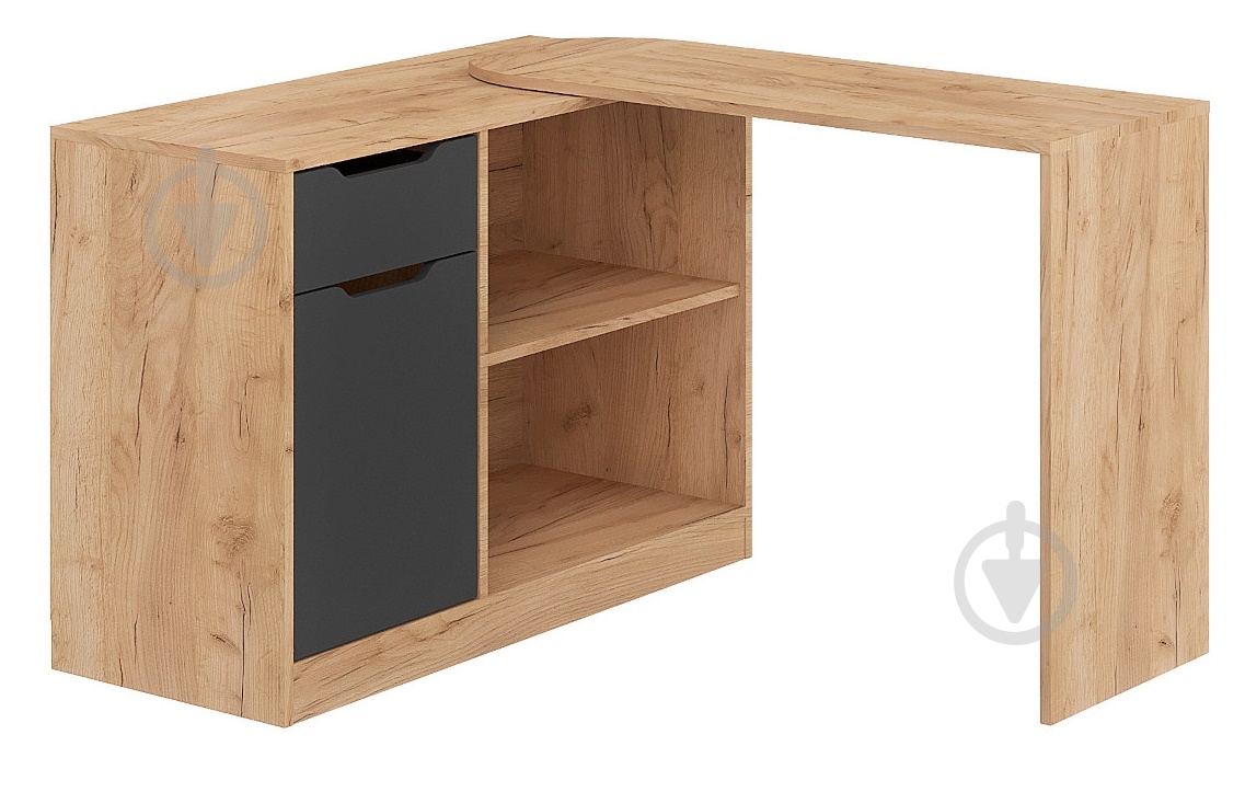 Комод-стол Компанит 2 1060x710x412 мм дуб крафт золотой/антрацит - фото 4