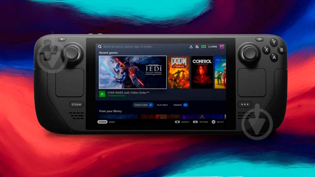 Игровая консоль Steam Deck Valve OLED 512GB Certified Refurbished black - фото 14