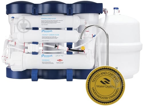 Фильтр Ecosoft обратного осмоса P’URE с минерализатором - фото 1 Фильтр Ecosoft обратного осмоса P’URE с минерализатором - фото 1